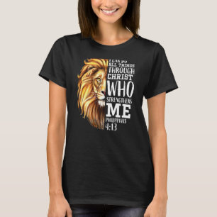 Lion Judah Christian Religious Scripture Graphic B T-Shirt