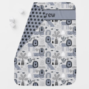 Lion Jungle King Baby Blanket