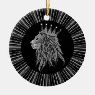 Lion - Jungle King Ceramic Ornament