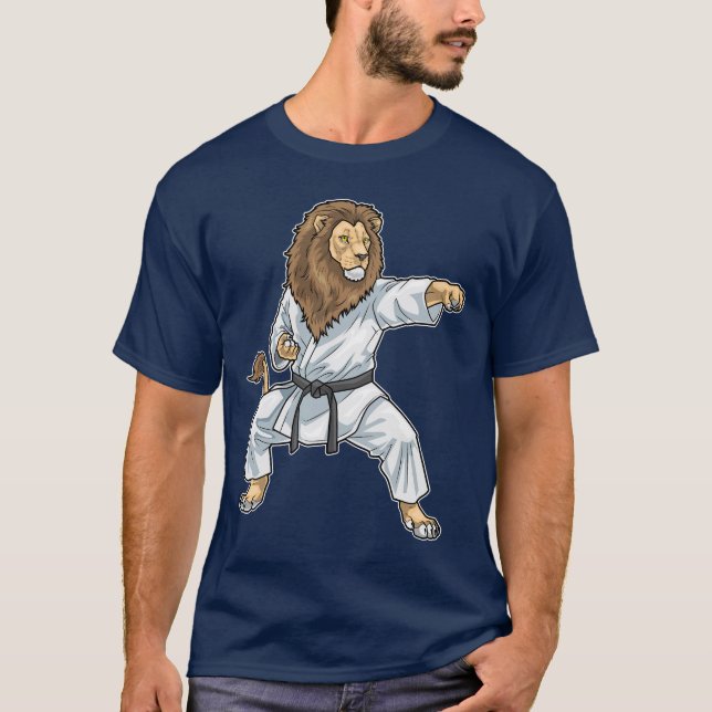 Lion Karate Martial arts T-Shirt (Front)