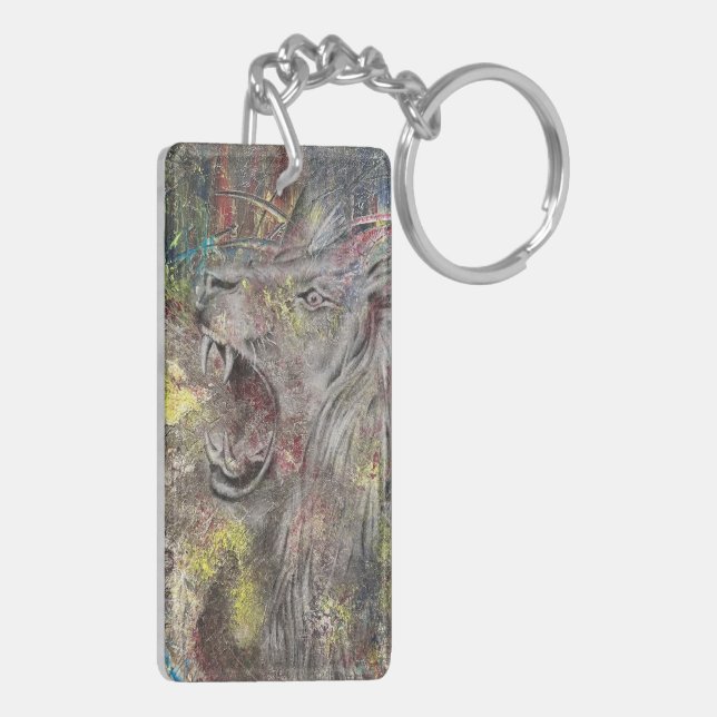 lion keychain (Back Left)