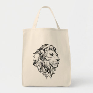 Lion King   Adult Simba Profile Sketch Tote Bag