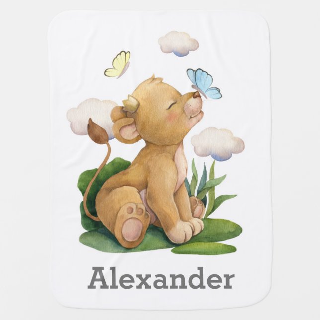 Lion King Baby Blanket (Front)