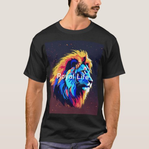 Lion King Basic Tee Embrace Royal Life T_Shirt