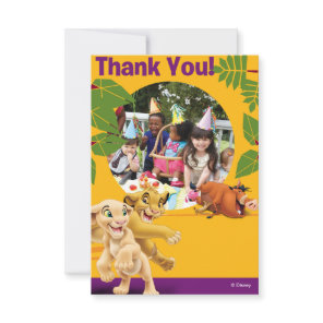 Lion King Birthday Thank You Cards