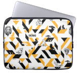 Lion King | Black &amp; Gold Geometric Pattern Laptop Sleeve