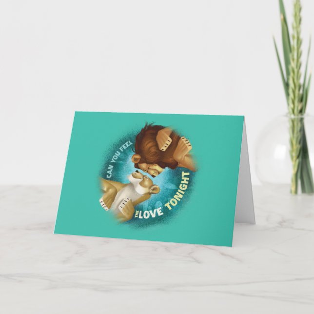 Lion King | Can You Feel The Love Tonight Card (Front)