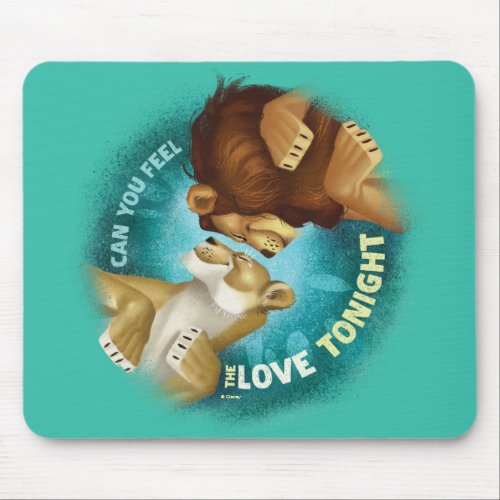 Lion King  Can You Feel The Love Tonight Mouse Pad