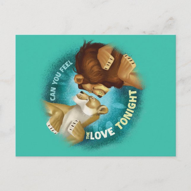 Lion King | Can You Feel The Love Tonight Postcard (Front)