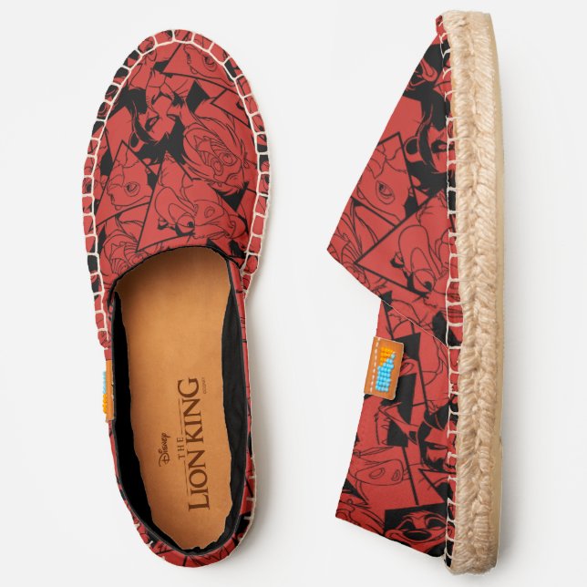 Lion King | Character Geometric Pattern Espadrilles (Side)