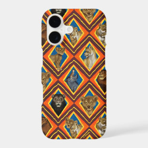 Lion King Characters Diamond Pattern iPhone 17 Case