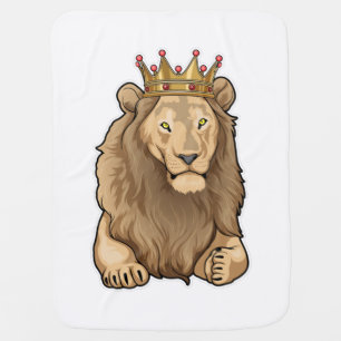 Lion King Crown Baby Blanket