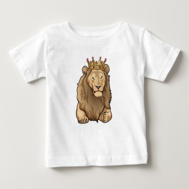 Lion King Crown Baby T-Shirt (Front)