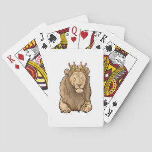 Lion King Crown Poker Cards