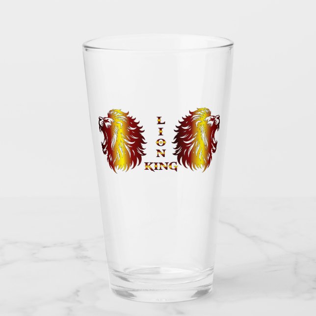 Lion King Drinkware Glass (Front)