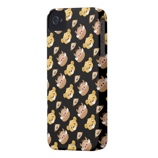 Lion King Emoji Land Pattern Case-Mate iPhone Case (Back Left)