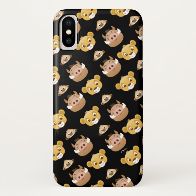 Lion King Emoji Land Pattern Case-Mate iPhone Case (Back)