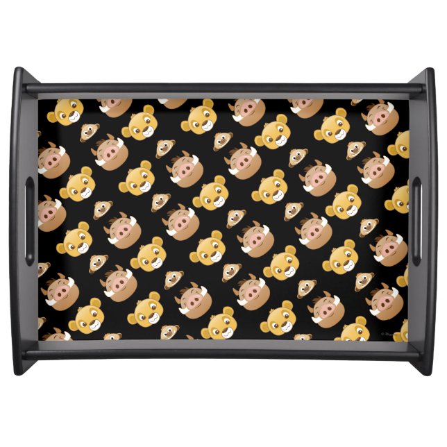 Lion King Emoji Land Pattern Serving Tray (Front)