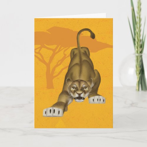 Lion King  Fierce Nala Card