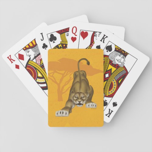 Lion King  Fierce Nala Playing Cards