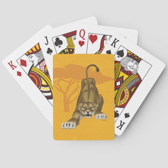 Lion King | Fierce Nala Playing Cards (Back)