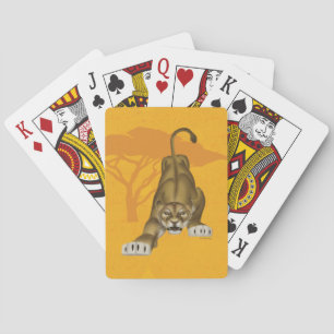 Lion King Fierce Nala Poker Cards