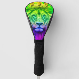 Lion King Golf Head Cover in Abstract Colors!