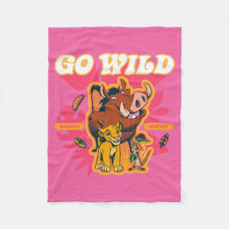 Lion King | Hakuna Matata - Go Wild Fleece Blanket
