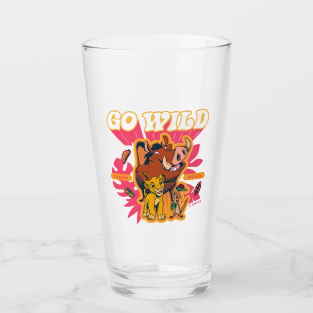 Lion King | Hakuna Matata - Go Wild Glass (Front)