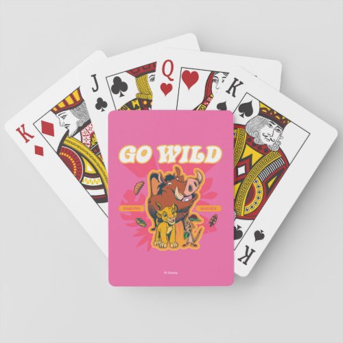 Lion King  Hakuna Matata _ Go Wild Playing Cards