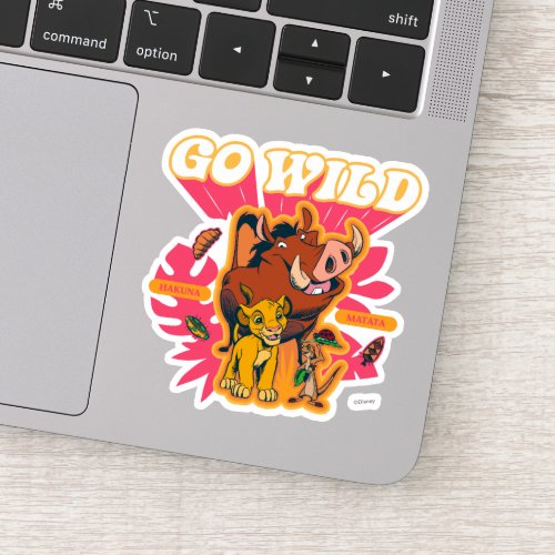 Lion King  Hakuna Matata _ Go Wild Sticker