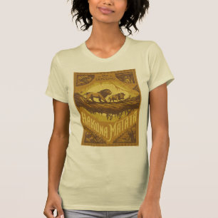 Lion King   "Hakuna Matata" Woodcut Design T-Shirt