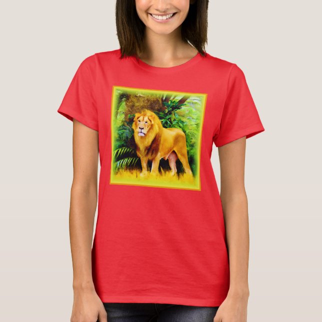 Lion King In The Jungle. Buy Now T-Shirt (Front)