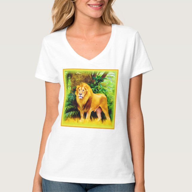 Lion King In The Jungle. Buy Now T-Shirt (Front)
