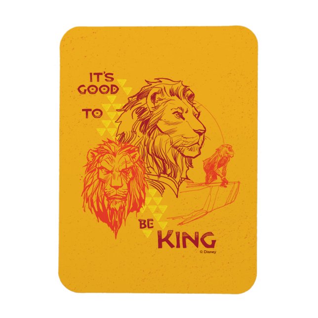 Lion King | It's Good To Be King Magnet (Vertical)