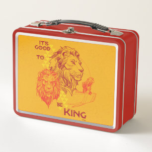Lion King It's Good To Be King Metal Lunch Box