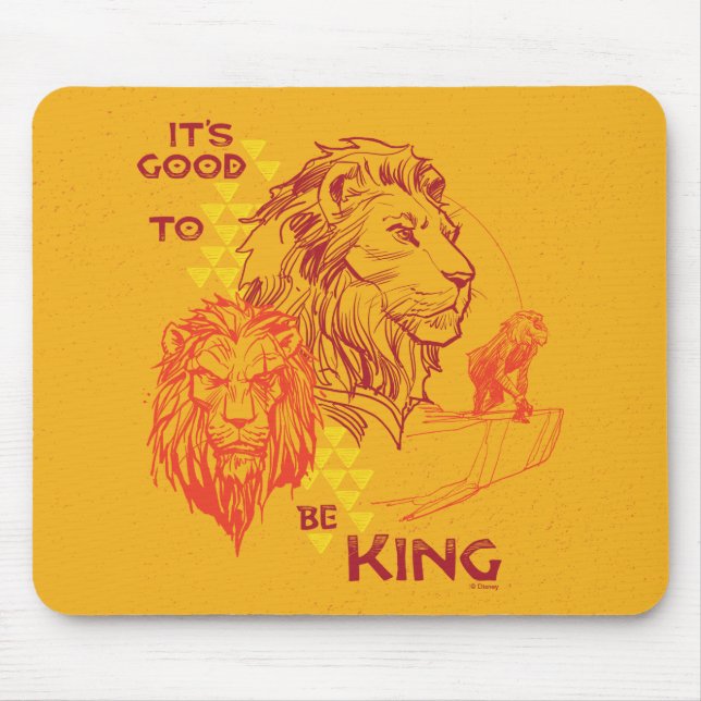 Lion King | It's Good To Be King Mouse Pad (Front)