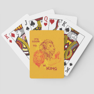 Lion King | It's Good To Be King Playing Cards