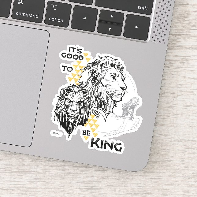 Lion King | It's Good To Be King Sticker (Detail)