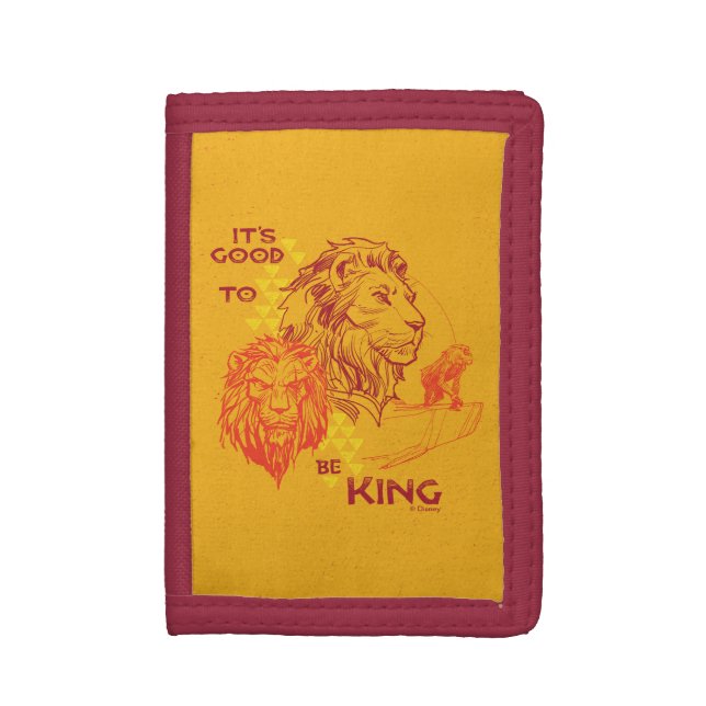 Lion King | It's Good To Be King Trifold Wallet (Front Vertical)