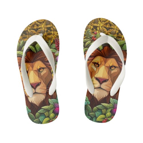 Lion king  kids flip flops