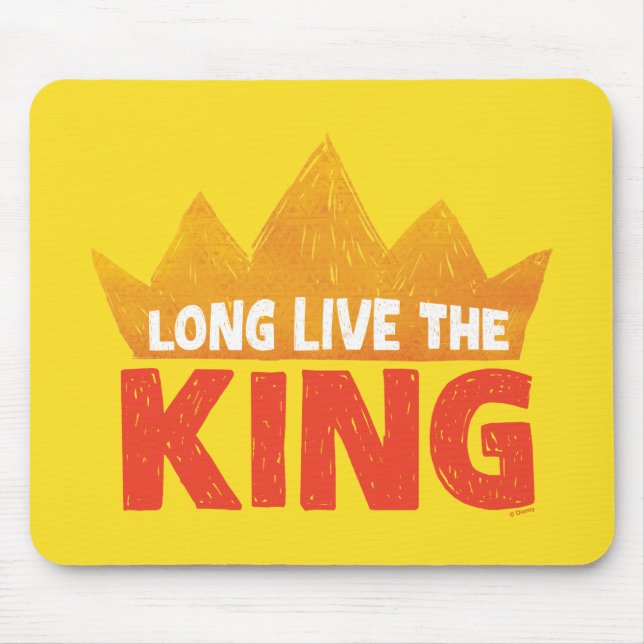 Lion King | Long Live The King Mouse Pad (Front)