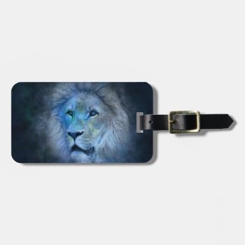 Lion King Luggage Tag With Leather Strap by Shopia at Zazzle
