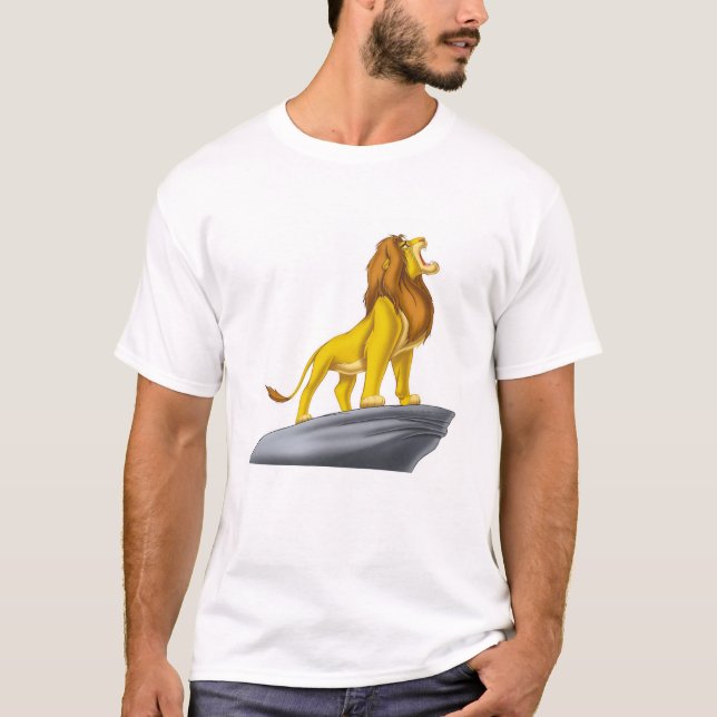 Lion King Mufasa Roaring Disney T-Shirt (Front)