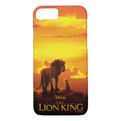 Lion King  Mufasa  Simba At Sunset iPhone 87 Case