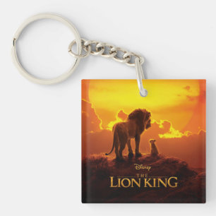 Lion King Mufasa & Simba At Sunset Keychain