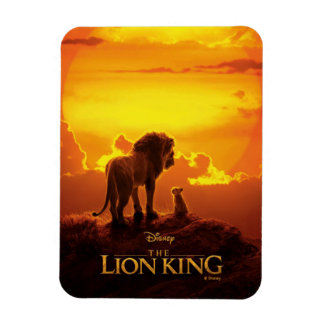 Lion King | Mufasa & Simba At Sunset Magnet