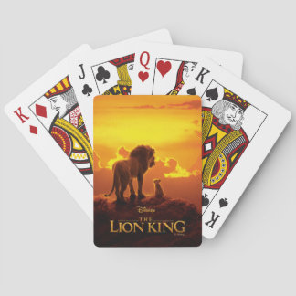 Lion King | Mufasa & Simba At Sunset Playing Cards