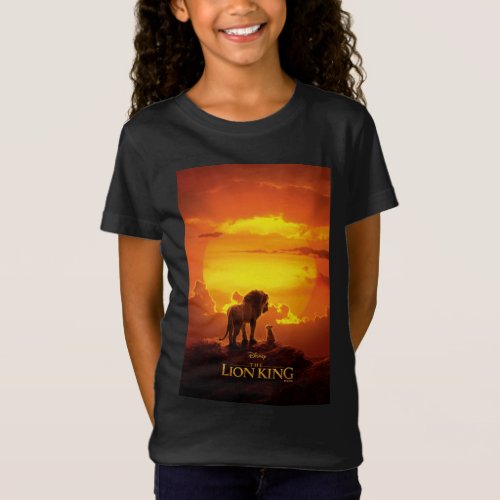 Lion King  Mufasa  Simba At Sunset T_Shirt