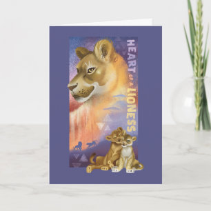 Lion King   Nala and Simba Collage Graphic Card